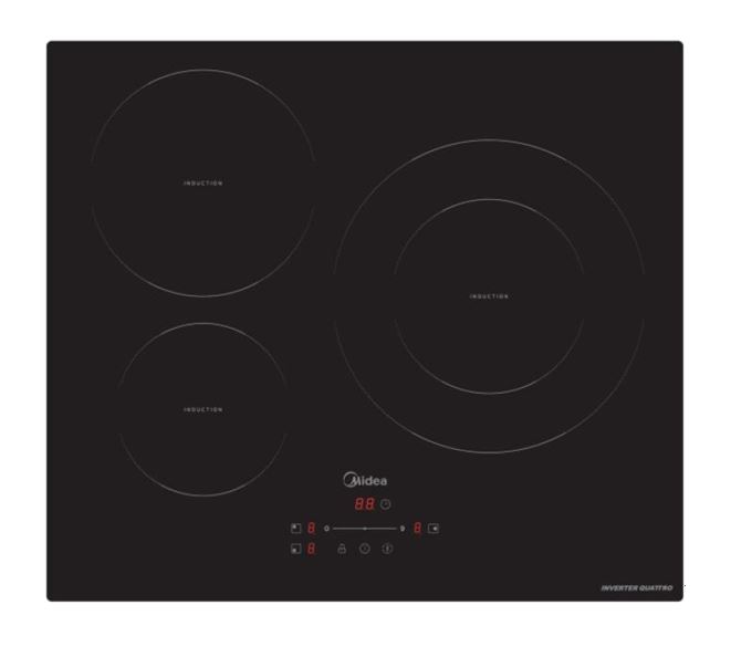 INDUCCION MIDEA 3 ZONAS, 229€