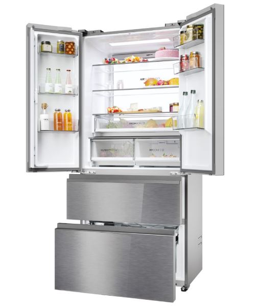 Side By Side Frigo Haier NF 190X83 Inox - Imagen 2