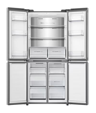 Side By Side Frigo Hisense NF 179X80 Inox - Imagen 2