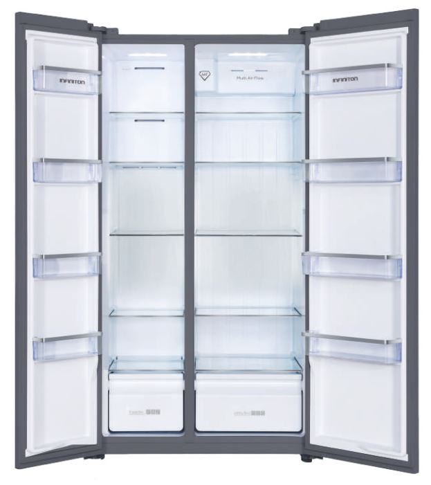 Side By Side Frigo Infiniton NF 177X92 Inox - Imagen 2