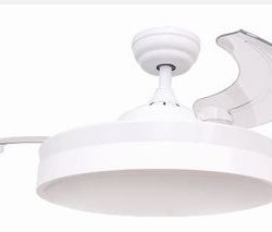 VENTILADOR TECHO 107CM DC 36W RETRACTIL,69,99€