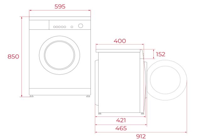 TEKA LAVADORA C/F WMK 40740 SS 7KG 1200RPM A INOX - Imagen 2