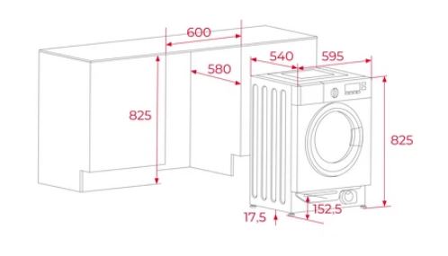 TEKA LAVADORA C/F INTEGRAL LI61471 7KG 1400RPM A - Imagen 2
