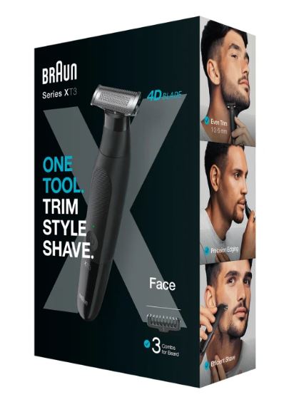 AFEITADORA BRAUN XT3100 FACE SERIE X INALAMBRICO
