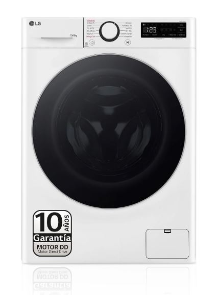 LAVADORA SECADORA LG F4DR6010A1W 10/6KG 1400RPM A