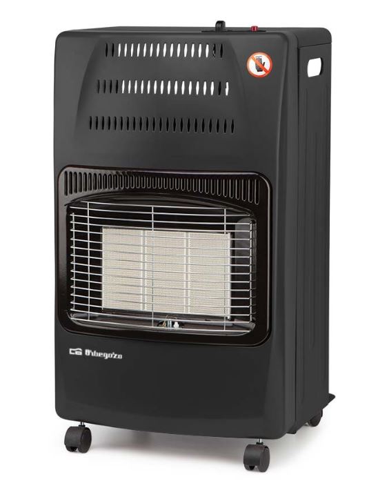 ESTUFA GAS ORBEGOZO HCE60 CERAMICA 4200W PLEG NEG